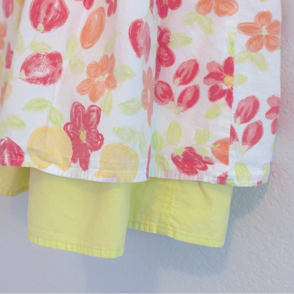 Bundle of 2 Flower Pattern Dresses: Emma’s Garden and Wonder Nation. Siz… - Picture 6 of 14